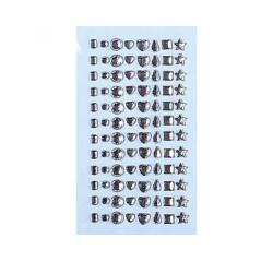 Planche strass diamants graine creative 96 pieces     formes assorties