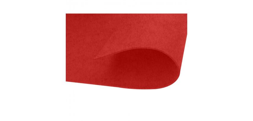 Feutrine innspiro non adhesive 20x30cm 2mm coloris  rouge lot de 10 coupons