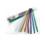 Chenille innspiro brins diametre  6mm longueur 30 cm  coloris scintillants irises   lot de 25 unites