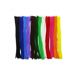 Chenille o'color brins diametre 6mm longueur 30 cm   coloris lot de 180 unites