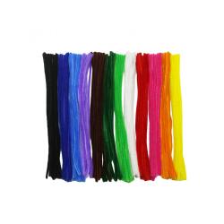 Chenille o color brins diametre  6mm longueur 30 cm  coloris lot de 180 unites