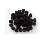 Pompons a la couleur graine creative 15 mm 45 pieces      coloris noir