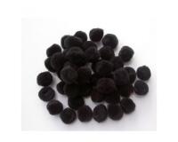 Pompons a la couleur graine creative 15 mm 45 pieces      coloris noir