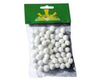 Pompons a la couleur graine creative 15 mm 45 pieces      coloris blanc
