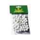 Pompons a la couleur graine creative 15 mm 45 pieces      coloris blanc