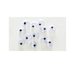 Yeux mobiles graine creative forme ronde coloris noir non  adhesifs 5mm 20 pieces