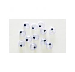 Yeux mobiles graine creative forme ronde coloris noir non  adhesifs 5mm 20 pieces
