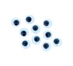 Yeux mobiles fontorpin ronds adhesifs diametre 15mm        coloris noir sachet de 48     unites