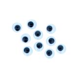 Yeux mobiles fontorpin ronds adhesifs diametre 15mm        coloris noir sachet de 48     unites