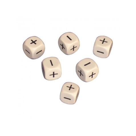 Jeu de 6 des culture club addition et soustraction 16   mm