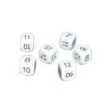 Jeu de 6 des culture club chiffres 7 a 12 16 mm