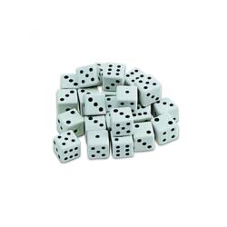 Lot de des arete 12mm clulture club 25 unites