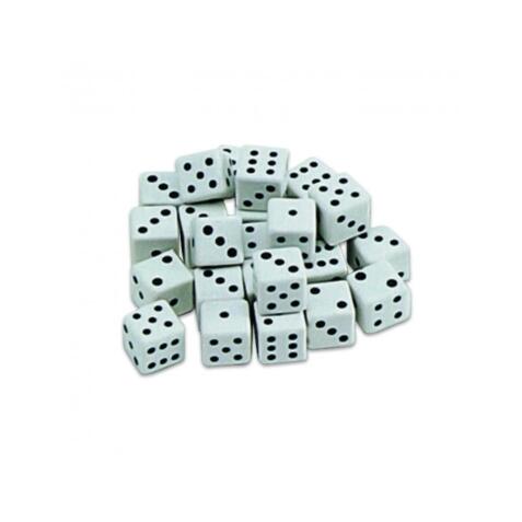 Lot de des arete 12mm clulture club 25 unites