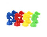 Jeu petits chevaux culture club 8 pieces 4 coloris       assortis