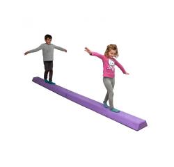 Poutre equilibre culture club parcours de motricite polyester pvc base anti-derapante mousse haute densite