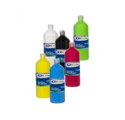 Peinture acrylique tcolors multisupports sechage rapide  500ml coloris vert