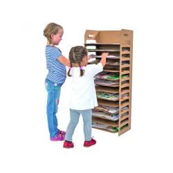 Seche dessin culture club en carton 14 etageres