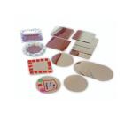 Lot de miroirs ronds et carres henbea 10x10 cm 16     unites