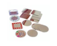 Lot de miroirs ronds et carres henbea 10x10 cm 16     unites