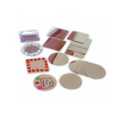 Lot de miroirs ronds et carres henbea 10x10 cm 16     unites