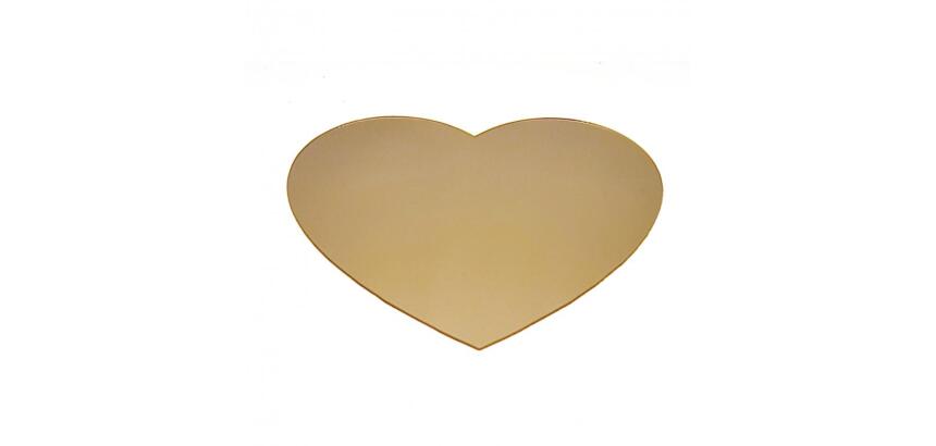 Lot de miroirs coeurs henbea 9x9 cm 10 unites