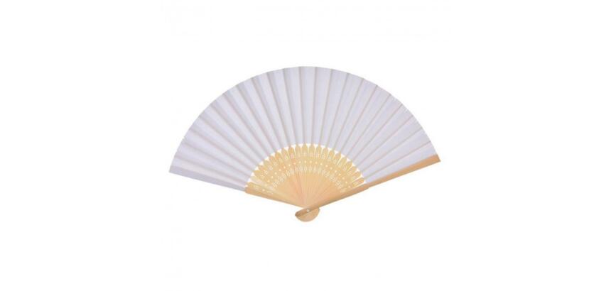 Eventails culture club en bois et papier a decorer 12   unites