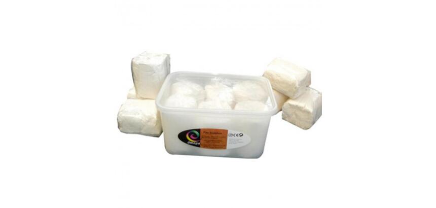 Lot de pate autodurcissante modly 500g 6 pains coloris    blanc