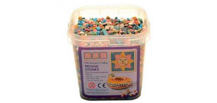 Mosaique antique culture club 0.5x0.5cm seau de 1kg 6000    pieces coloris assortis