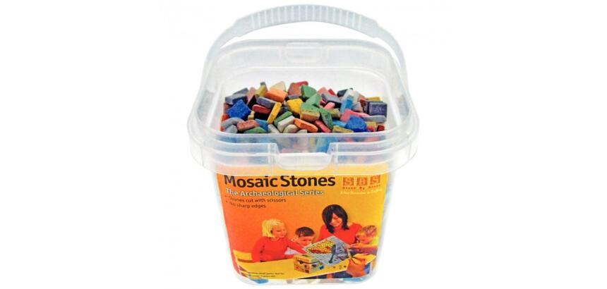 Mosaique antique culture club 1x1cm seau de 1kg 1200 pieces coloris assortis