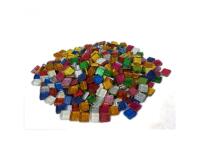 Mosaique eclat de verre culture club 1x1cm pailletes  pot de 500g coloris assortis