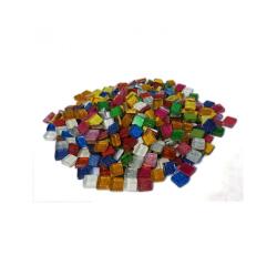Mosaique eclat de verre culture club 1x1cm pailletes  pot de 500g coloris assortis