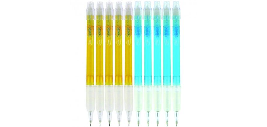 Portemine rechargeable ulmann 0,7 mm grip ergonomique avec  gomme