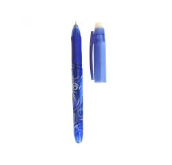 Roller encre thermosensible ulmann effacable economique   pointe 0,7mm avec gomme encre bleue
