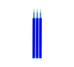Lot recharges ulmann roller gel effacable 3 unites encre  bleue