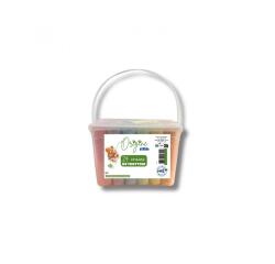 Seau craies de trottoir ulmann 24 unites coloris      assortis