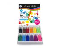 Classpack feutres de coloriage ulmann pointe       moyenne bloquee 144  unites   coloris assortis