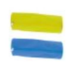 Trousse ronde ulmann nylon pvc forme polochon 21x8x8cm   coloris aleatoire