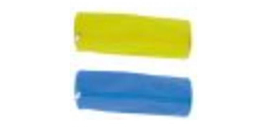 Trousse ronde ulmann nylon pvc forme polochon 21x8x8cm   coloris aleatoire