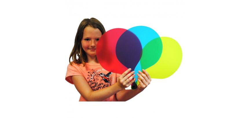 Lot palettes optiques geantes henbea 2 jeux 3 palettes      34x23 cm coloris assortis