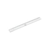 Regle faibo plastique incolore 30 cm