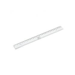 Regle faibo plastique incolore 30 cm