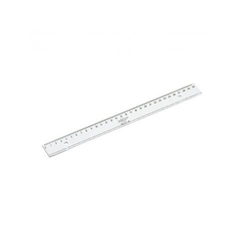 Regle faibo plastique incolore 30 cm