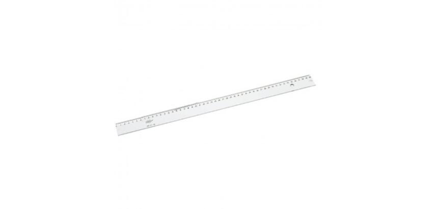 Regle faibo plastique incolore 50 cm
