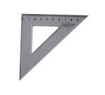 Equerre faibo plastique incolore 45  hypotenuse 16 cm