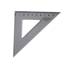 Equerre faibo plastique incolore 45  hypotenuse 16 cm