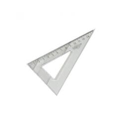 Equerre faibo plastique incolore 60  hypotenuse 16 cm
