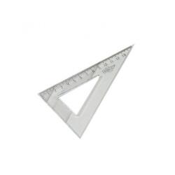 Equerre faibo plastique incolore 60  hypotenuse 16 cm