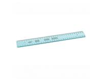 Regle faibo plastique incolore 30 cm