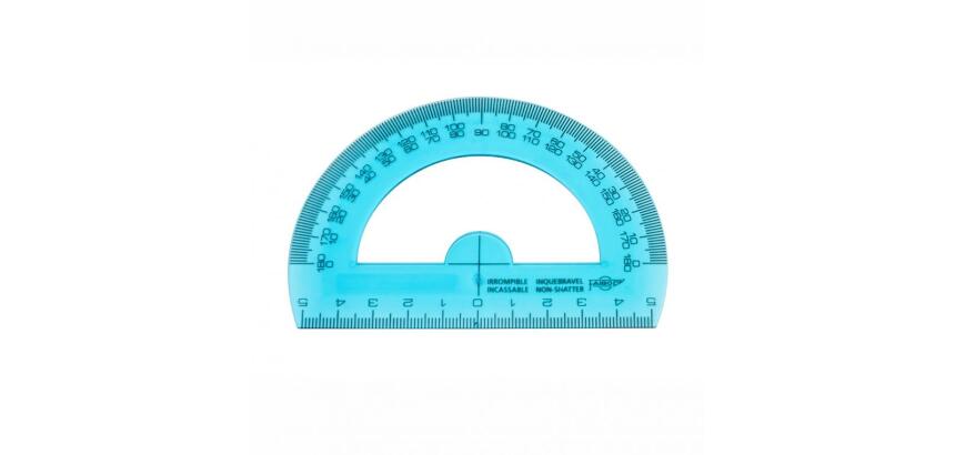 Rapporteur incassable faibo 180  base 11 cm