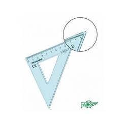 Equerre incassable faibo 45 hypotenuse 16 cm